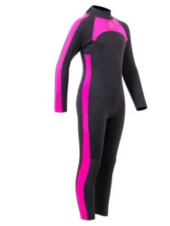 Two Bare Feet Flare 2.5mm Junior Superstretch Wetsuit (Raspberry) -Dive Master Shop kids flare full raspberry 8
