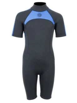 Two Bare Feet Flare 2.5mm Junior Superstretch Shorty Wetsuit (Blue)