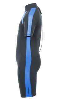 Two Bare Feet Flare 2.5mm Junior Superstretch Shorty Wetsuit (Blue) -Dive Master Shop kids flare shorty blue 3