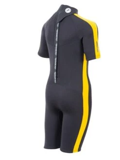Two Bare Feet Flare 2.5mm Junior Shorty Superstretch Wetsuit (Yellow) -Dive Master Shop kids flare shorty yellow 6
