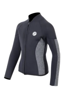 Two Bare Feet Junior Perspective Full Zip 2.5mm Wetsuit Jacket (Black/Grey) 11 Two Bare Feet Junior Perspective Full Zip 2.5mm Wetsuit Jacket (Black/Grey) -Dive Master Shop kids perspective full zip jacket black delta 2