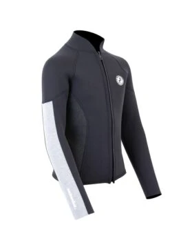 Two Bare Feet Junior Perspective Full Zip 2.5mm Wetsuit Jacket (Black/Grey/Grey) 17 Two Bare Feet Junior Perspective Full Zip 2.5mm Wetsuit Jacket (Black/Grey/Grey) -Dive Master Shop kids perspective full zip jacket black grey grey 8