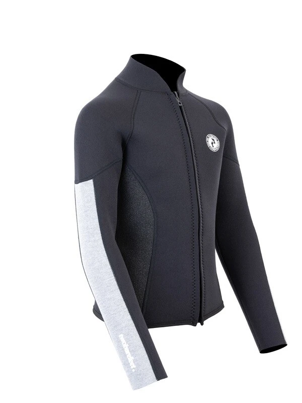 Two Bare Feet Junior Perspective Full Zip 2.5mm Wetsuit Jacket (Black/Grey/Grey) 10 Two Bare Feet Junior Perspective Full Zip 2.5mm Wetsuit Jacket (Black/Grey/Grey) - Image 8