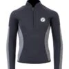 Two Bare Feet Junior Perspective Half Zip 2.5mm Wetsuit Jacket (Black/Grey) -Dive Master Shop kids perspective half zip jacket black delta 1