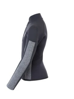 Two Bare Feet Junior Perspective Half Zip 2.5mm Wetsuit Jacket (Black/Grey) 12 Two Bare Feet Junior Perspective Half Zip 2.5mm Wetsuit Jacket (Black/Grey) -Dive Master Shop kids perspective half zip jacket black delta 3