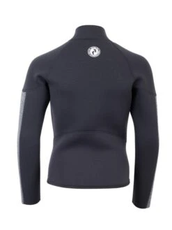 Two Bare Feet Junior Perspective Half Zip 2.5mm Wetsuit Jacket (Black/Grey) 14 Two Bare Feet Junior Perspective Half Zip 2.5mm Wetsuit Jacket (Black/Grey) -Dive Master Shop kids perspective half zip jacket black delta 5