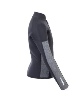 Two Bare Feet Junior Perspective Half Zip 2.5mm Wetsuit Jacket (Black/Grey) 16 Two Bare Feet Junior Perspective Half Zip 2.5mm Wetsuit Jacket (Black/Grey) -Dive Master Shop kids perspective half zip jacket black delta 7