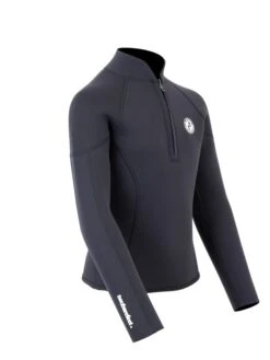 Two Bare Feet Junior Perspective Half Zip 2.5mm Wetsuit Jacket (Black) 17 Two Bare Feet Junior Perspective Half Zip 2.5mm Wetsuit Jacket (Black) -Dive Master Shop kids perspective half zip jacket black 8