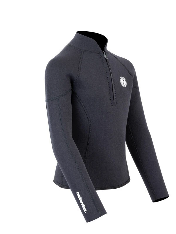 Two Bare Feet Junior Perspective Half Zip 2.5mm Wetsuit Jacket (Black) 10 Two Bare Feet Junior Perspective Half Zip 2.5mm Wetsuit Jacket (Black) - Image 8