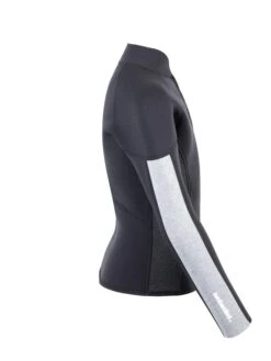 Two Bare Feet Junior Perspective Half Zip 2.5mm Wetsuit Jacket (Black/Grey/Grey) -Dive Master Shop kids prespective half zip jacket black grey grey 7