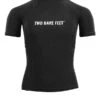 Two Bare Feet Junior "Logo" Short Sleeve Rash Vest (Black) 2 Two Bare Feet Junior "Logo" Short Sleeve Rash Vest (Black) -Dive Master Shop kids short sleeve black 1