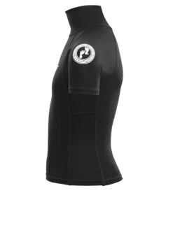 Two Bare Feet Junior "Logo" Short Sleeve Rash Vest (Black) 12 Two Bare Feet Junior "Logo" Short Sleeve Rash Vest (Black) -Dive Master Shop kids short sleeve black 3