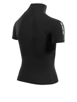 Two Bare Feet Junior "Logo" Short Sleeve Rash Vest (Black) 15 Two Bare Feet Junior "Logo" Short Sleeve Rash Vest (Black) -Dive Master Shop kids short sleeve black 6