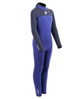 Two Bare Feet Thunderclap 5/4mm Junior Winter Wetsuit (Navy) -Dive Master Shop kids thunderclap full 4.3 wetsuit navy 8