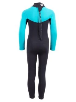 Two Bare Feet Thunderclap 2.5mm Junior Wetsuit (Aqua / Black) -Dive Master Shop kids thunderclap full wetsuit aqua 5