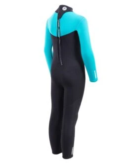 Two Bare Feet Thunderclap 2.5mm Junior Wetsuit (Aqua / Black) -Dive Master Shop kids thunderclap full wetsuit aqua 6