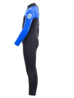 Two Bare Feet Thunderclap 2.5mm Junior Wetsuit (Blue / Black) -Dive Master Shop kids thunderclap full wetsuit blue 3