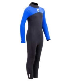 Two Bare Feet Thunderclap 2.5mm Junior Wetsuit (Blue / Black) -Dive Master Shop kids thunderclap full wetsuit blue 8