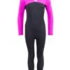 Two Bare Feet Thunderclap 2.5mm Junior Wetsuit (Pink / Black) -Dive Master Shop kids thunderclap full wetsuit pink 1 1