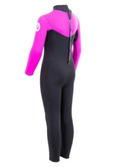 Two Bare Feet Thunderclap 2.5mm Junior Wetsuit (Pink / Black) -Dive Master Shop kids thunderclap full wetsuit pink 4