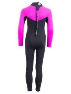 Two Bare Feet Thunderclap 2.5mm Junior Wetsuit (Pink / Black) -Dive Master Shop kids thunderclap full wetsuit pink 5
