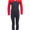 Two Bare Feet Thunderclap 2.5mm Junior Wetsuit (Red / Black) -Dive Master Shop kids thunderclap full wetsuit red 1 1