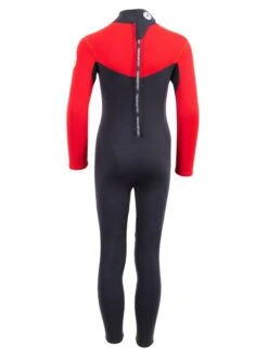 Two Bare Feet Thunderclap 2.5mm Junior Wetsuit (Red / Black) -Dive Master Shop kids thunderclap full wetsuit red 5 1