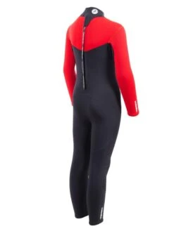 Two Bare Feet Thunderclap 2.5mm Junior Wetsuit (Red / Black) -Dive Master Shop kids thunderclap full wetsuit red 6 1