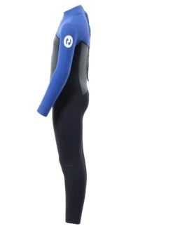 Two Bare Feet Thunderclap Pro 4/3mm Junior Winter Wetsuit (Black / Blue) -Dive Master Shop kids thunderclap pro blue 3 2