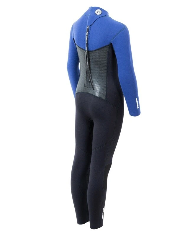 Two Bare Feet Thunderclap Pro 3/2mm Junior Wetsuit (Black / Blue) 8 Two Bare Feet Thunderclap Pro 3/2mm Junior Wetsuit (Black / Blue) - Image 6