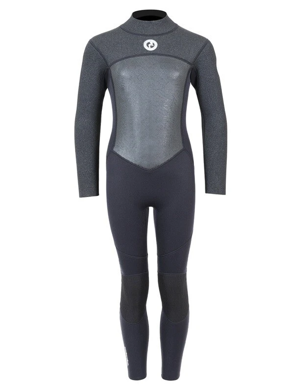 Two Bare Feet Thunderclap Pro 3/2mm Junior Wetsuit (Black / Dark Grey) 3 Two Bare Feet Thunderclap Pro 3/2mm Junior Wetsuit (Black / Dark Grey)
