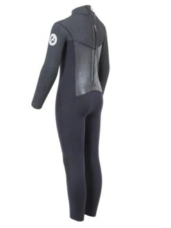 Two Bare Feet Thunderclap Pro 4/3mm Junior Winter Wetsuit (Black / Dark Grey) -Dive Master Shop kids thunderclap pro dark grey 4 9 1 1