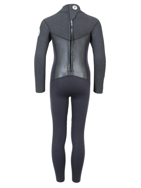 Two Bare Feet Thunderclap Pro 3/2mm Junior Wetsuit (Black / Dark Grey) 7 Two Bare Feet Thunderclap Pro 3/2mm Junior Wetsuit (Black / Dark Grey) - Image 5