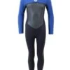 Two Bare Feet Thunderclap Pro 4/3mm Junior Winter Wetsuit (Black / Blue) -Dive Master Shop kids thunderclap pro 4.3 blue 1