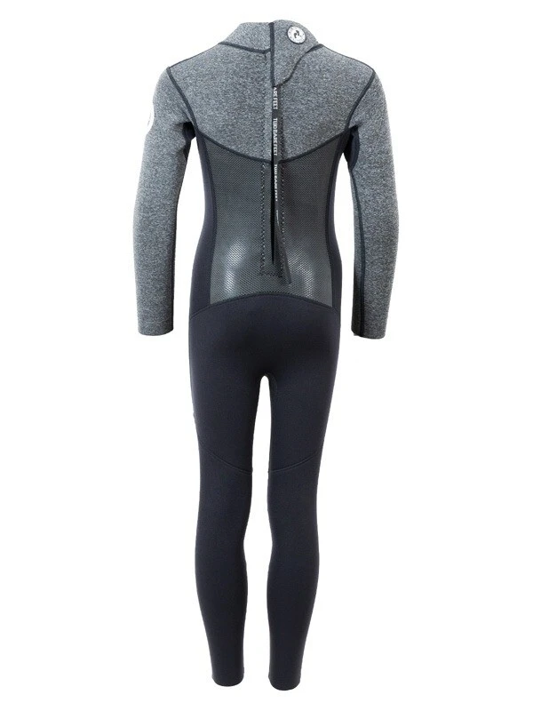 Two Bare Feet Thunderclap Pro 5/4mm Junior Winter Wetsuit (Black / Delta Grey) 7 Two Bare Feet Thunderclap Pro 5/4mm Junior Winter Wetsuit (Black / Delta Grey) - Image 5