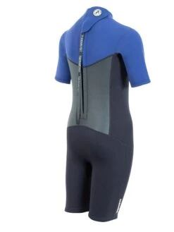 Two Bare Feet Thunderclap Pro 3/2mm Junior Shorty Wetsuit (Black/Blue) -Dive Master Shop kids thunderclap pro shorty blue 6