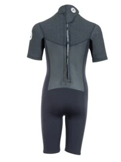 Two Bare Feet Thunderclap Pro 3/2mm Junior Shorty Wetsuit (Black/Dark Grey) 14 Two Bare Feet Thunderclap Pro 3/2mm Junior Shorty Wetsuit (Black/Dark Grey) -Dive Master Shop kids thunderclap pro shorty dark grey 5