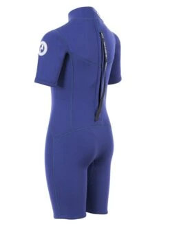 Two Bare Feet Thunderclap 2.5mm Junior Shorty Wetsuit (Navy) -Dive Master Shop kids thunderclap shorty navy 4