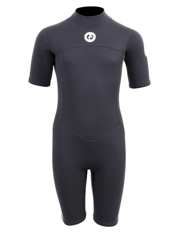 Two Bare Feet Thunderclap 2.5mm Junior Shorty Wetsuit (Black) 3 Two Bare Feet Thunderclap 2.5mm Junior Shorty Wetsuit (Black)