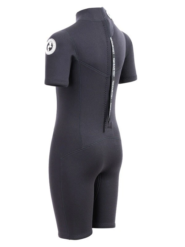 Two Bare Feet Thunderclap 2.5mm Junior Shorty Wetsuit (Black) 6 Two Bare Feet Thunderclap 2.5mm Junior Shorty Wetsuit (Black) - Image 4