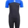 Two Bare Feet Thunderclap 2.5mm Junior Shorty Wetsuit (Blue / Black) -Dive Master Shop kids thunderclap shorty wetsuit blue 1 1