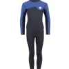 Two Bare Feet Junior Aspect Fleece Lined Zipless Thermal 2.5mm Superstretch Wetsuit Top & Pants Set (Black/Blue) -Dive Master Shop kq9jcv m