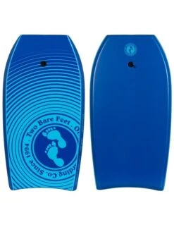 Two Bare Feet Lagoon Single Bodyboard And Bag Bundle (Choice Of 33", 37", 41", 42", 44) 12 Two Bare Feet Lagoon Single Bodyboard And Bag Bundle (Choice Of 33", 37", 41", 42", 44) -Dive Master Shop lagoon front and back blue