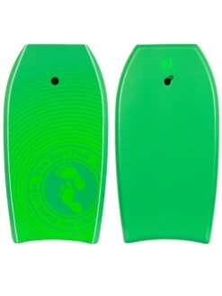 Two Bare Feet Lagoon Triple Bodyboard And Bag Bundle (Choice Of 33", 37", 41", 42", 44") -Dive Master Shop lagoon front and back green 2