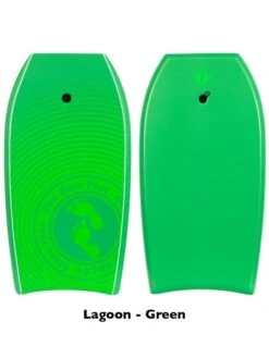 Two Bare Feet Flowers Quad Bodyboard And Bag Bundle (Choice Of 33", 37", 41") -Dive Master Shop lagoon green 2