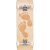 Two Bare Feet 8" Laser Logo Canadian Maple Complete Skateboard
