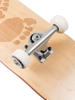 Two Bare Feet 8" Laser Logo Canadian Maple Complete Skateboard -Dive Master Shop laser logo skateboard 8 4