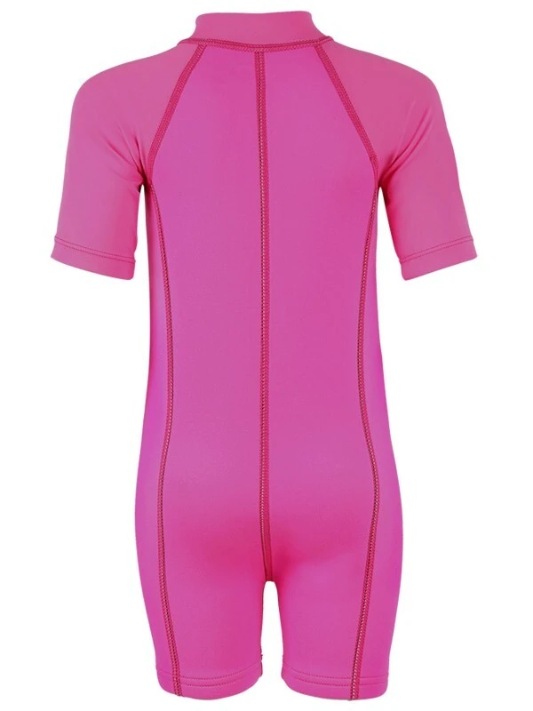 Deluxe Baby Swim Kit - Lycra Arm Wetsuit + Nappy Shorts + Towel (Pink) 5 Deluxe Baby Swim Kit - Lycra Arm Wetsuit + Nappy Shorts + Towel (Pink) - Image 3