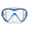Two Bare Feet Adult Silicone Mask Set 3 (Blue) -Dive Master Shop m148s blue