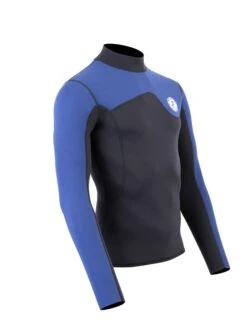 Two Bare Feet Mens Aspect Back Zip 2.5mm Wetsuit Jacket (Black/Blue) 17 Two Bare Feet Mens Aspect Back Zip 2.5mm Wetsuit Jacket (Black/Blue) -Dive Master Shop mens aspect back zip jacket black blue denim 8 1